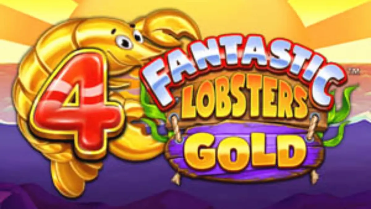 Tampilan visual slot 4 Fantastic Lobsters Gold dengan tema bawah laut yang penuh warna dan simbol lobster emas.