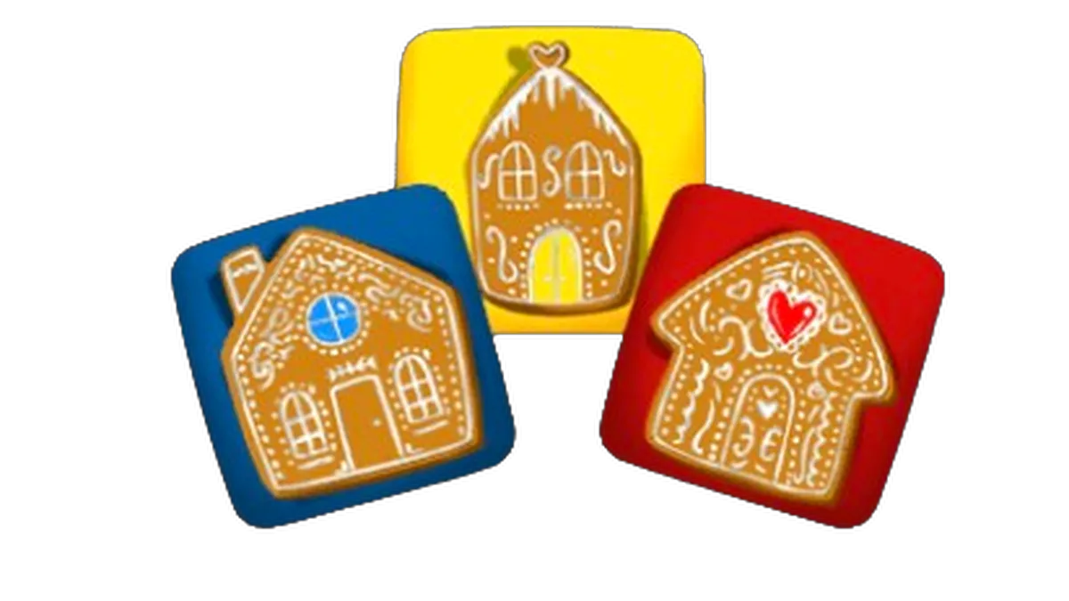 Tampilan visual slot Evil Dozen dengan tema gingerbread yang unik