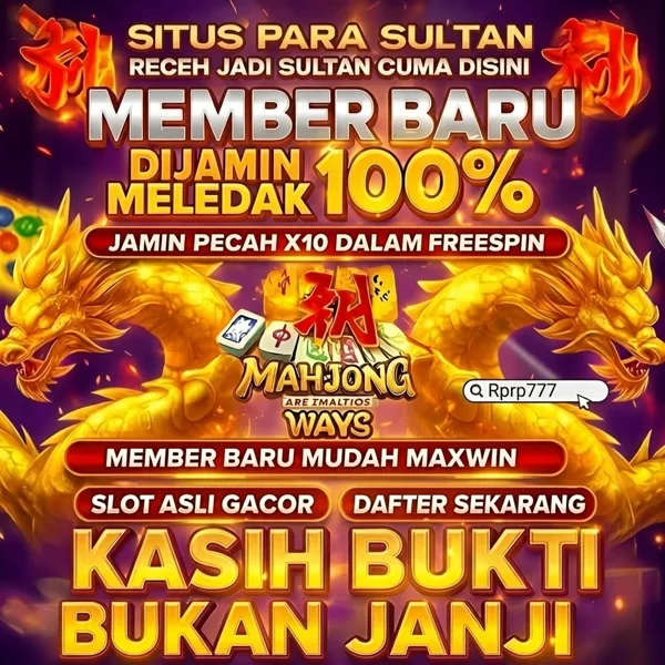 RPRP777 Bonus Member Baru 100%